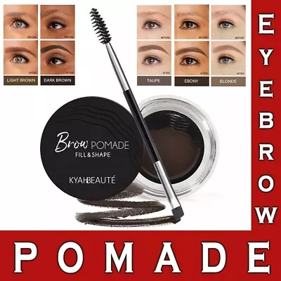 Eyebrow Shaping Kit Strong Waterproof Pomade Perfect Eyebrows Stamp Makeup Set • £6.29