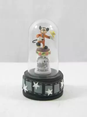 Disney Mickey Mouse 70 Happy Years Thimble W/ Base & Dome 4” • $14