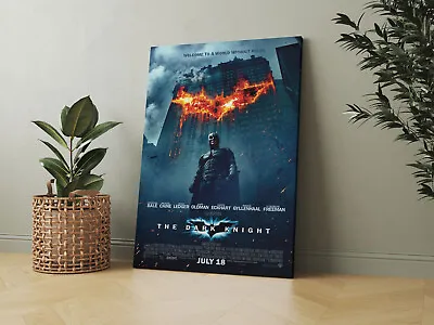 The Dark Knight Classic Movie - Canvas - Framed Or Poster Available • £19.99