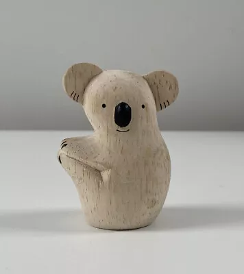 T-Lab Koala Hand Carved Japanese Brand Animal Figure • £6.75