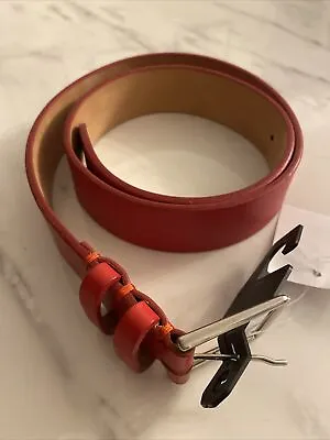 £44.99 • Buy 🐝New Paul Smith Red Leather Belt, Size 30🐝