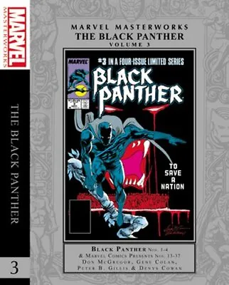 Marvel Masterworks: The Black Panther Vol. 3 By Don McGregor: New • $51.62