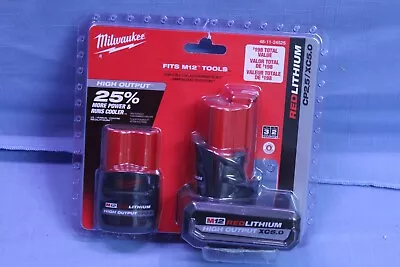 *NEW* - Milwaukee M12 5Ah 12V High Capacity Lithium-Ion Battery Pack 48-11-2452S • $90