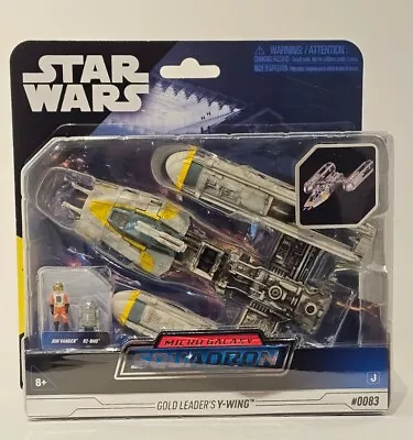 Star Wars Micro Galaxy Squadron Gold Leader Y Wing Jazwares Series 4 0083 • £33.97