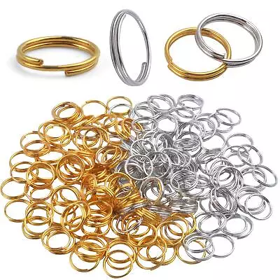 10mm Small Key Ring 200 Pieces Mini Key Chain Ring Metal Small Split Key Rin... • $14.66