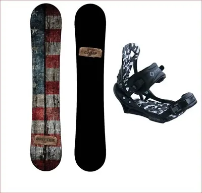 New Camp Seven Drifter And APX Binding Men's Snowboard Package • $239.95