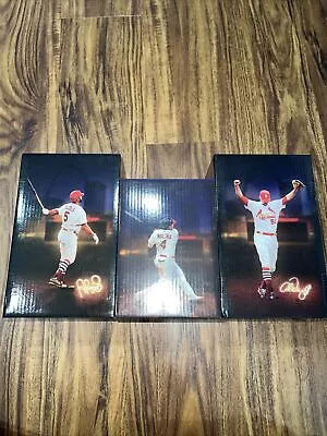 $350 • Buy Albert Pujols, Yadier Molina, Adam Wainwright Sga Bobblehead Set Of 3