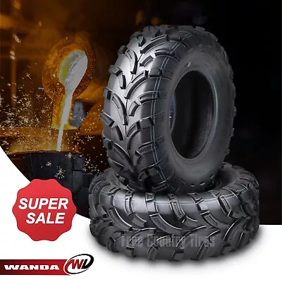 SET 2 WANDA ATV UTV Tires 26x10-12 26x10x12 6PR Lite Mud • $183.54