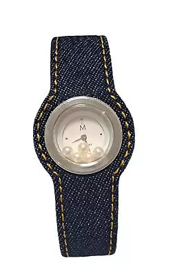 Authentic MIKIMOTO Wrist Watch Denim Pearl  • $170.40