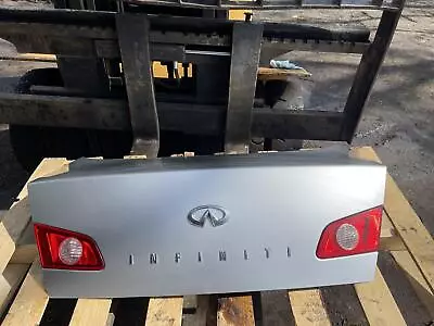 2003-2006 Infiniti G35 Trunk Decklid Silver Sedan Oem Tested KY0 • $400