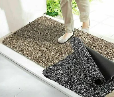 Super Absorbent Magic Door Mat Clean Step Washable Indoor Outdoor Anti Slip Mat • £9.95
