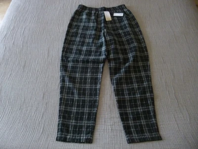 £90 • Buy NWT OSKA  Souad  Check/Textured Cotton Linen Trousers - Size 2 12/14UK RRP£199