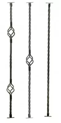 Deluxe Steel Rope Twist Stair Spindles For Landing & Stairs - Variation Listing • £8.09