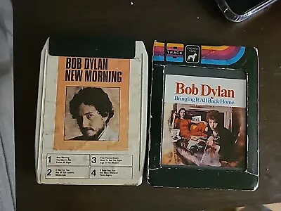 Lot Of 2 Vintage Bob Dylan 8 Track Tapes Bringing It All Back Home & New Morning • $23.39