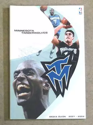 Minnesota Timberwolves Nba Basketball Media Guide - 2001 2002 - Near Mint • $5.50