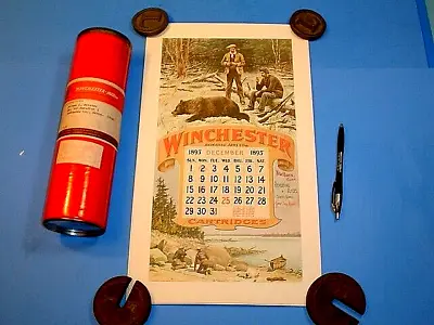 Vtg 1969 Winchester 1894 1895 1896 1898 1899 1900 Six Set Reproduction Calendars • $52