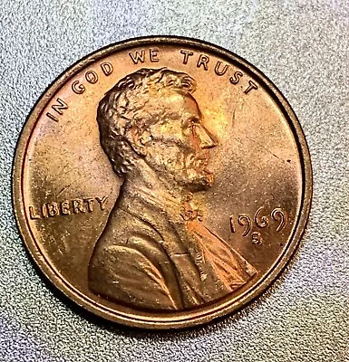 $34 • Buy 1969 S Lincoln Penny DDO, BU Mint !