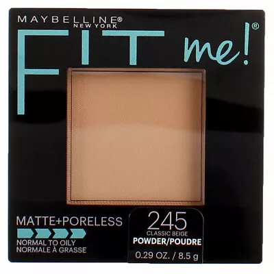 2 Pack Maybelline Fit Me Matte + Poreless Pressed Powder Classic Beige 245 ... • $21.90