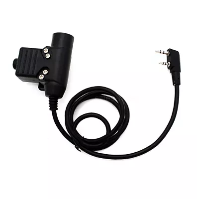 Z Tactical HD01 HD03 Headset U94 PTT Plug For BaoFeng UV-5R UV-82 Walkie Talkie • £10.79