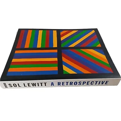 Sol Lewitt A Retrospective Paperback Conceptual Art Book Vintage Minimalism Pain • $139.99