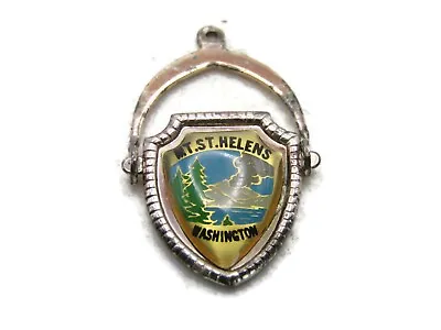 Mt St Helens Washington Necklace Charm Pendant Gold Tone • $9.99