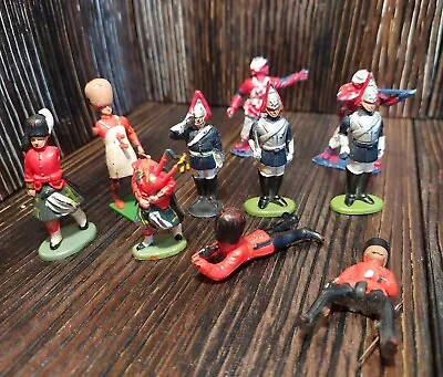 VINTAGE Plastic Toy Soldiers Including  Indian Made In England Joblot Collection • $17.41