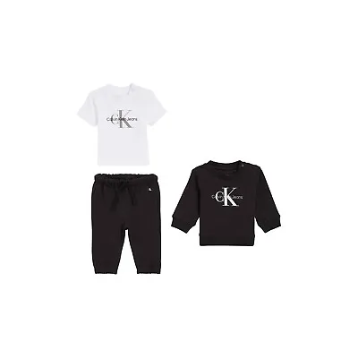 Calvin Klein Jeans Trousers Bottoms Pants Kids 3Pcs Gift Set Baby Clothing Sets • £70