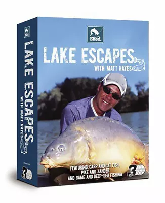 Matt Hayes Lake Escapes - Triple Pack (box Set) (dvd 2012) - Brand New & Sealed • £5.75