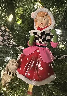 MacKenzie-Childs Wonderful Life Caroler Ornament.  New • $88