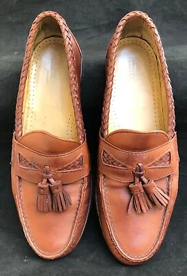 Allen Edmonds Maxfield Loafers- Chili - Burnished Calfskin Size 8 1/2 D Shoes • $59.99