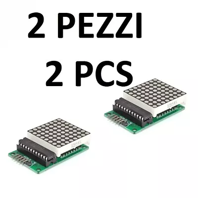 £9.98 • Buy 2pcs Max7219 Led Display Module Shield Dot Matrix 8x8 Arduino Board