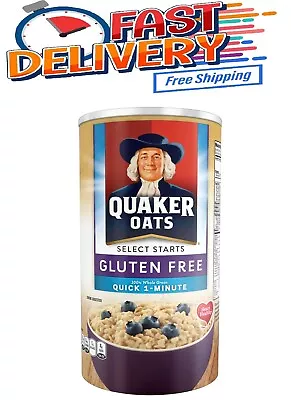 Quaker Quick 1-Minute Oats Gluten Free Select Starts 18 Oz • $9.48