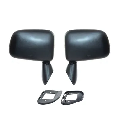 1988-97 Toyota Hilux Pickup Truck Fits Black Mirrors Pair N80 N90 N100 N110 Ln85 • $73.79