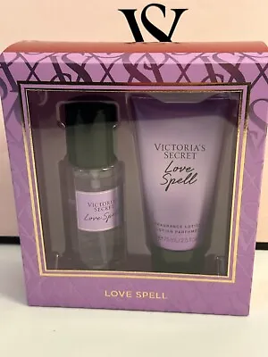 New In Box Victoria's Secret   LOVE SPELL     Travel Gift Set Body Mist & Lotion • $19.95