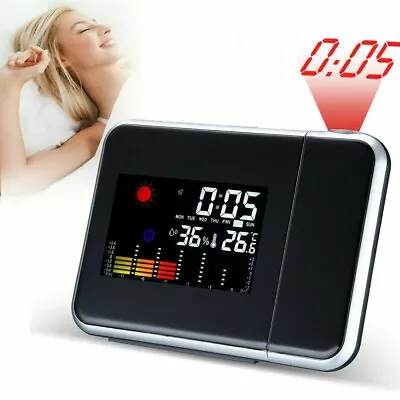 £9.69 • Buy Smart Alarm Clock Digital LED Projector Temperature Time Projection LCD Display