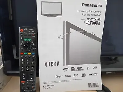 Panasonic Viera 42 Inch Plasma Built In Freeview TV + Stand + Wall Bracket • £130