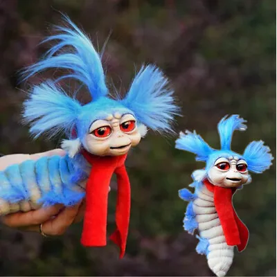 Worm From Labyrinth Handmade Worm Stuffed Toy Funny Present Soft Plush Doll Gift • £12.80