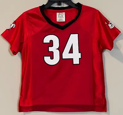 Georgia Bulldogs Toddler Size 2T Football Jersey #34 UGA Kids Shirt -Damage Logo • $8.39