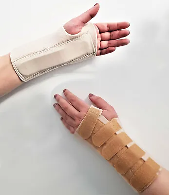 £4.99 • Buy Beige Wrist Hand Splint Support Brace Neoprene Carpal Tunnel Injury Arthritis UK