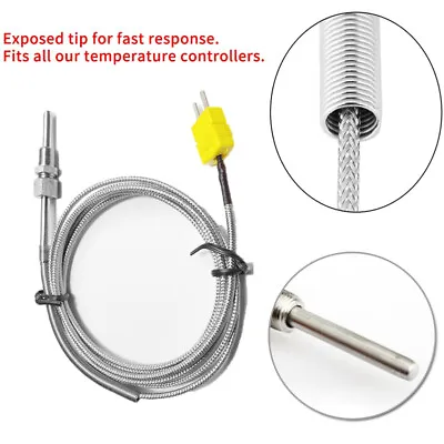 1/8  NPT Threade K-Type Thermocouple Control Temperature Controller Sensor Probe • $25.49