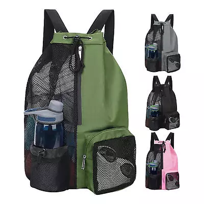 Waterproof Mesh Sports Gym Bag | Storage Backpack Large Size Sackpack Gym Sack  • $20.96