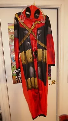 Deadpool Pajama PJ One Piece Set - Large (42-44) - NEW Never Worn  Movie! • $9.99