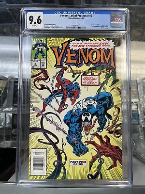 Venom Lethal Protector #5 Marvel Comics 1993 CGC 9.6 NEWSSTAND • $74.99