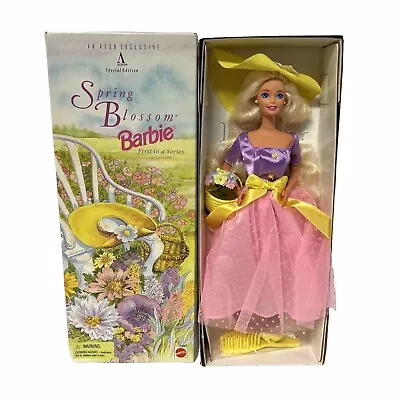 1995 Vintage AVON Spring Blossom BARBIE Special Ed. Mattel 15201 First In Series • $9.50