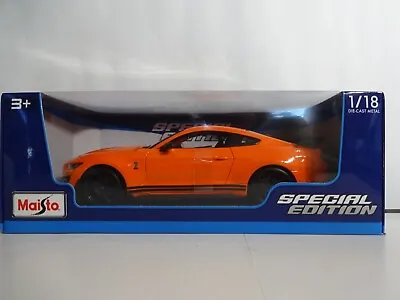 Maisto 2020 Ford Mustang Shelby GT 500 1/18 Orange • $20