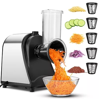 Electric Cheese Grater 250W Electric Slicer Shredder Electric Vegetable Slicer ~ • $44.99