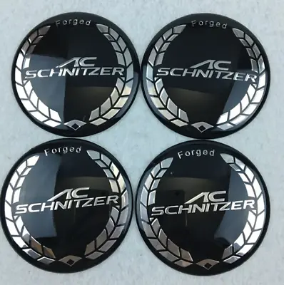 4pcs 65mm AC Schnitzer Wheels Car Center Hub Cap Badge Emblem Decal Sticker • £16.27