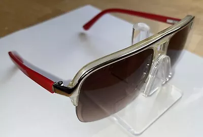 $285 Sama S. Vance Japan Eyewear Fly Sunglasses Eyeglasses Mercury Red-some Use! • $79.97