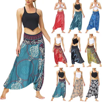 $22.32 • Buy Women's Yoga Dance Pants Bloomers Sports Harem Trousers Casual Summer Bottoms