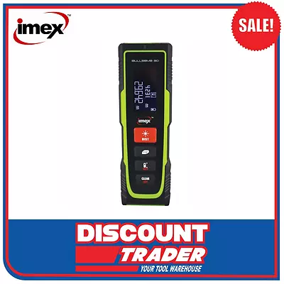 Imex Bullseye 30 Meter Laser Distance Measurer - Distance Meter - I0BE30 • $135